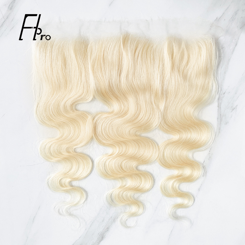 Wholesale 13x4 HD Lace Frontal 613# Body Wave Virgin Hair Unprocessed Hair